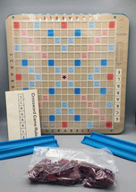 Scrabble 1977 Sechow &amp; Righter Deluxe Edition Crossword Turntable Complete - $24.24