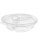 TS52R3N Deli Container Hinged with Dome Lid 52 OZ 3 Compartment RPET Cle... - $3,764.11 MXN