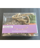 Cottondale 72 in Wood Bunny&#39;s &amp; Carrot&#39;s Garland Decor Decoration, Rusti... - €10,73 EUR