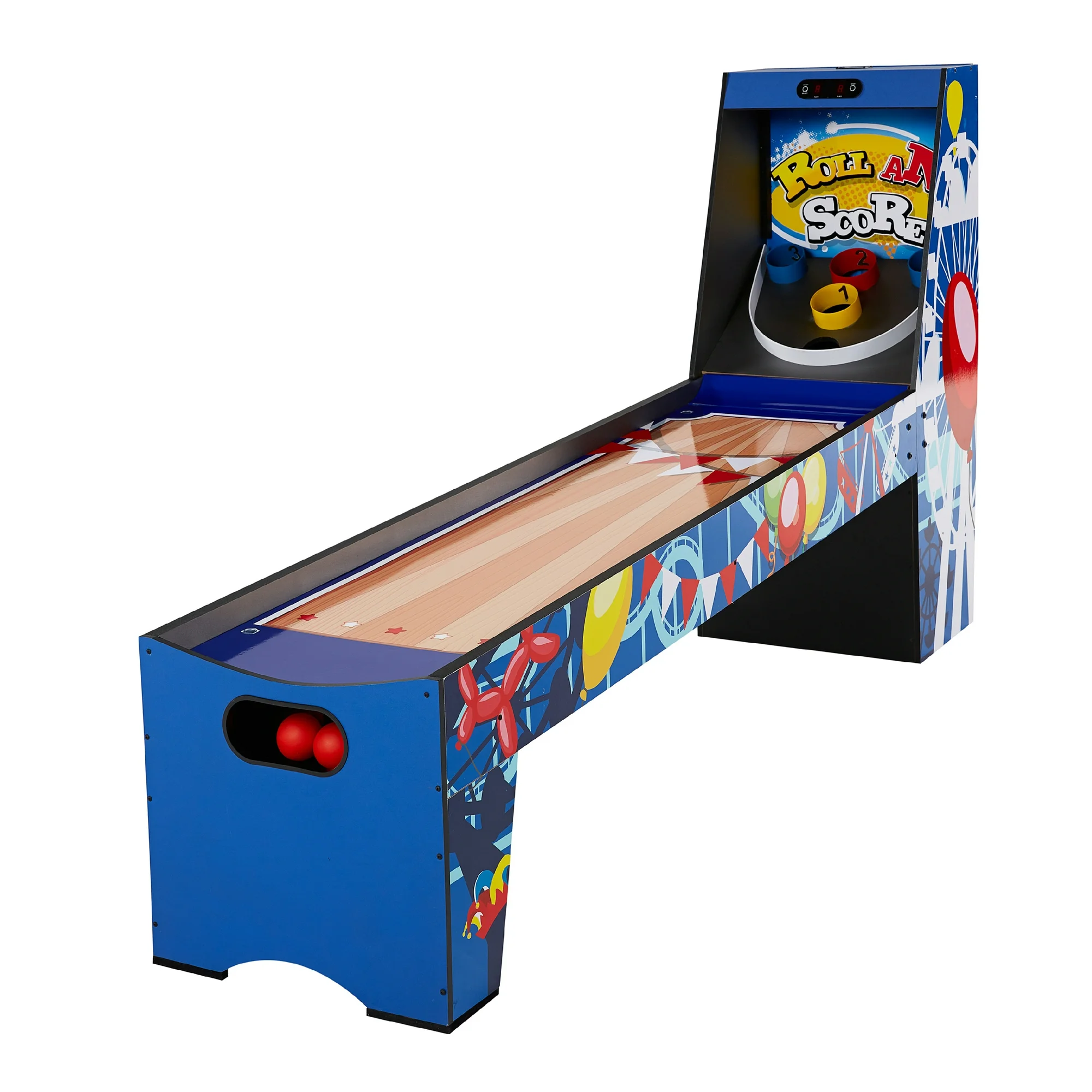 7.3 ft. Roll and Score Compact Arcade Game, Blue by Big Sky - $11,232.94 MXN