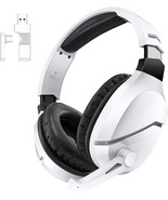 Wireless Gaming Headset with Noise Canceling Microphone Compatible With ... - £22.47 GBP