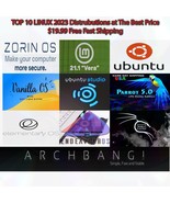Top 10 Linux Distros 2023 &quot;10 Disk DVD SET&quot; Great Price Fast Free Shippi... - $19.00 CAD