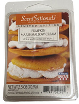 ScentSationals Pumpkin Marshmallow Cream Scented Wax Cubes 2.5oz - £6.24 GBP