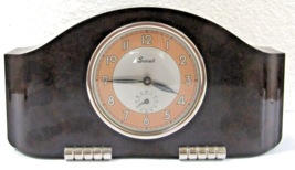 1930&#39;s French Art Deco Scout Bakelite Winding Alarm Clock  - £38.93 GBP