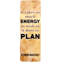 2020 Eleanor Roosevelt Bookmark Energy Wish Plan Inspirational Reading F17 - $9.99