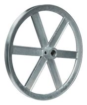 Chicago Die Cast Single V Grooved Pulley A Section Belt Width 10 " Dia X... - $32.69