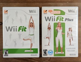 Nintendo Wii Fit And Wii Fit Plus Game Bundle Lot Tested Complete Used - £7.52 GBP