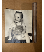 1950s Cute Boy Smiling Found B&amp;W Photo-Los Angeles 8”x10” Original-We Bu... - £7.78 GBP