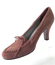 NEW CAUSE AND EFFECT Suede Moc Toe Pumps (Size 7.5 M) - £15.65 GBP