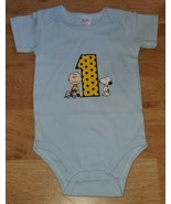 Snoopy/Charlie Brown 1 Yr Old Baby Bodysuit 3 Colors 6-12 Month NEW - $16.30 CAD
