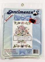 Dimensions Sentimentals &quot;Friends Are Gifts&quot; Counted Cross Stitch Kit 720... - £3.97 GBP