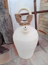 SPANISH BOTIJO , primative pottery, hand made in Alicante Spain - $155.00