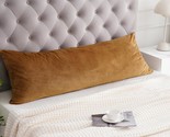 Super Soft Velvet Zippered Body Pillowcase, No Insert, 1 Pack Luxury Coz... - $30.39