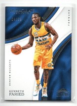 2016-17 Immaculate Collection #58 Kenneth Faried 04/99 Denver Nuggets - £1.55 GBP