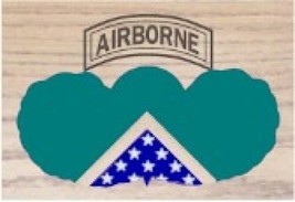 Airborne Military Award Wood Shadow Box Medal Display Case - £473.74 GBP