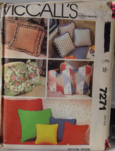 Pattern 7271 Various Throw Pillows  - $5.69