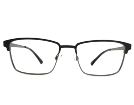 Joseph Abboud Eyeglasses Frames JA4082 001 BLACK Gunmetal Rectangle 53-17-140 - £29.56 GBP