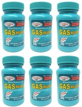 10-PK Simethicone Gas Relief Chewable Tablets 80mg Anti-Gas Bloating 36C... - $645.69 MXN