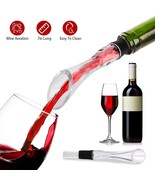 Portable Wine Aerator Pourer Liquor Bottle Pourers Drink Aerating Decant... - £15.66 GBP