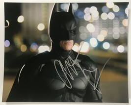 Christian Bale Signed Autographed &quot;The Dark Knight&quot; Glossy 8x10 Photo - £63.58 GBP