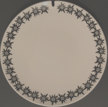 HEIDI Cheese Line Schwarz Black Floral Trim Ceramic Retired White Plates... - $5.53