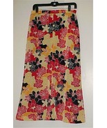 Darue Red/Black/Yellow Floral Print A-Line Skirt Size 8 NEW - £9.69 GBP
