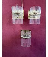 Set of 3 Brass and Murano Glass Sconces-
show original title

Original T... - $1,372.62