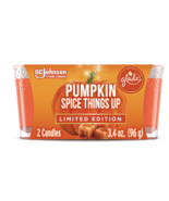 Glade Scented Glass Candle, Pumpkin Spice Things Up, (Pack of 2 - 3.4 Oz... - £9.41 GBP