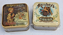 2 Lot New Sealed Vintage 1982 Hershey’s Cocoa Kisses 4 Oz Tins Made In England - $25.00