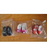 3 Pair Of DressShoes Black, Red, Pink. Fits 14.5&quot; Doll Or Wellie  Wishers - $373.63 MXN