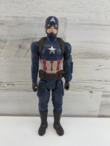 12 Inch Captain America Action Figure Used Loose 2013 Marvel Hasbro - $9.74