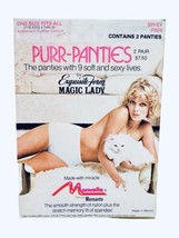 Exquisite Form Magic Lady Purr-Panties Vintage One Size Ivory Set Of 2 Briefs - £16.93 GBP