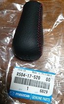 Genuine Mazda OEM RX-7 FD3S Black Red Stitch Leather Shift Knob R504-17-... - $206.66