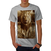 Wellcoda Lion Safari Nature Mens T-shirt, Africa Graphic Design Printed Tee - £14.96 GBP+