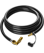 Propane Hose for Blackstone Propane Adapter 12FT 1/4&quot; Quick Connect RV G... - $34.54