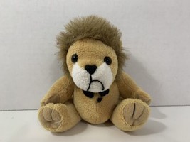 Steven Smith plush lion small mini sitting beanbag stuffed animal bow tie - £10.24 GBP