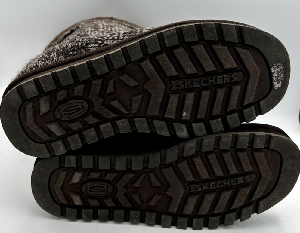 skechers australia sweater knit fleece lined chocolate women's size 9 boots Item image 8
