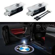 2X Pcs LED Car Door Light Logo Welcome Courtesy Lighting Lamp Projector For BMW