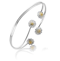 Personalized Daisy Flower Jewelry Dried Daisy Flower - £37.78 GBP