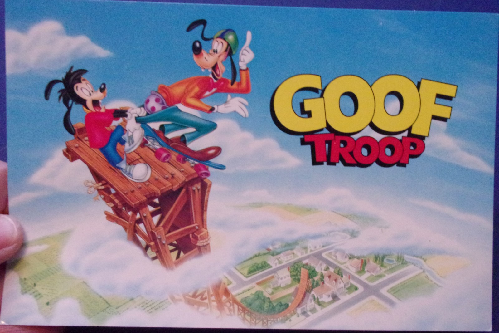 Vintage Walt Disney&#39;s &quot;The Goof Troop&quot; TV Show Goofy Postcard Fall 1992 ... - $2.99