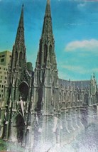 St Patricks Cathedral Postcard NYC Manhattan New York City Vintage 54680 - £9.49 GBP