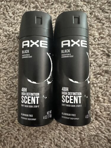 x2 AXE BLACK Cedarwood Deodorant Body Spray (PACK OF 2) - $7.61
