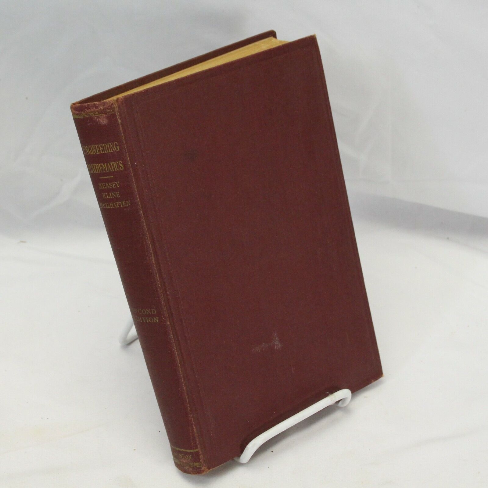 Engineering Mathematics Tables 1940  2nd Ed Illustrated Keasey Kline McI... - $35.27