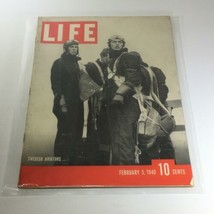 Vintage Life Magazine: February 5 1940 - Swedish Aviators - £10.56 GBP