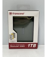 Transcend 1TB Portable Hard Drive StoreJet 25M3 - TS2TSJ25M3G - €59,89 EUR