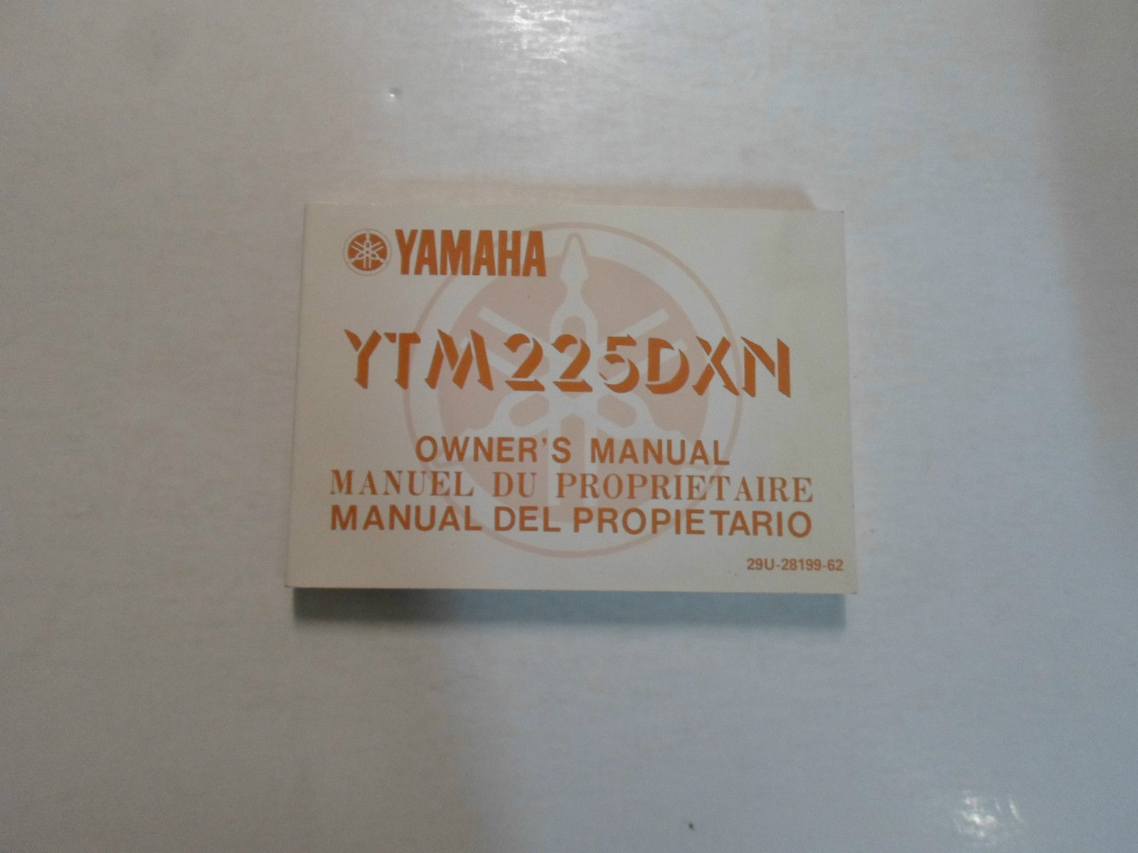 1985 Yamaha YTM225DXN Owners Manual FACTORY OEM BOOK 85 English Spanish French - $22.46