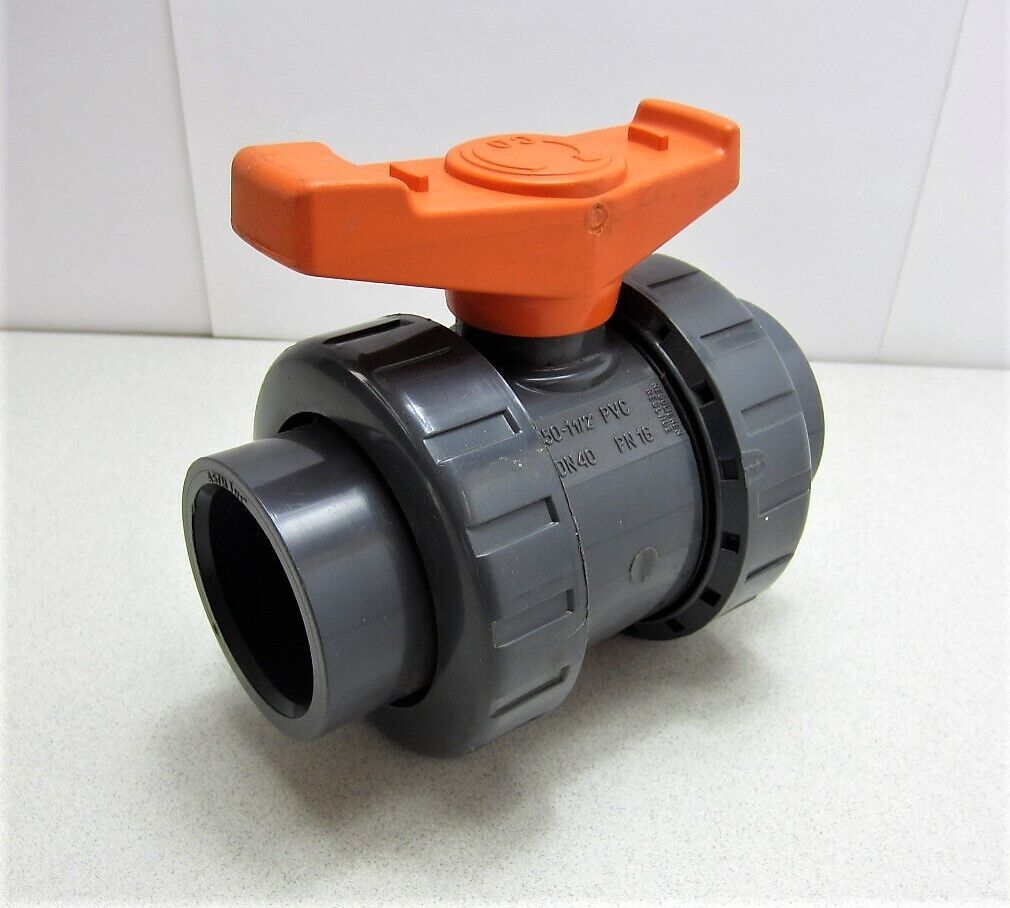FIP 1 1/2&quot; PVC Ball Valve Socket New - $21.81