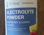 Dr. Berg&#39;s Electrolyte Powder Raspberry &amp; Lemon Hydration 1 lb 7 oz crac... - £38.60 GBP