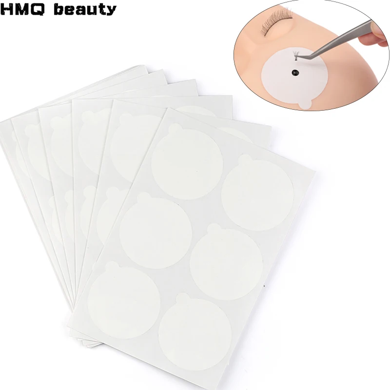 60pcs Disposable Grafted Eyelash Glue Holder Pallet Sticker Eyelash Exte... - $29.43