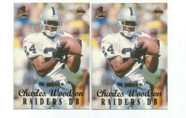 Three (3) Charles Woodson (Oakland) 1999 Collector&#39;s Edge 1ST Place Rookies #227 - £14.59 GBP